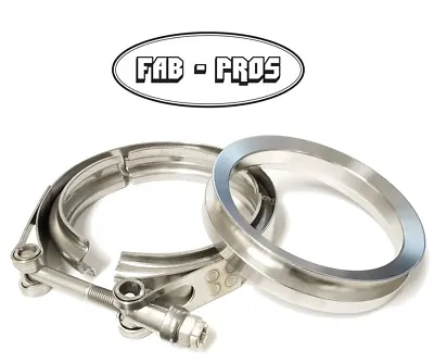 4  Marmon Downpipe Flange & Clamp 4.21  Borg Warner Turbo S369 SX SX-E S200 S300 • $38.95