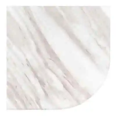 Steambath White 7.63 In. X 7.63 In. Polished Marble Wall Mount Corner Shelf Tile • $24.77