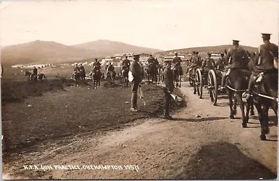 RFA Gun Practice Okehampton Devon UK Military C1916 RPPC Postcard E26 • £19.29