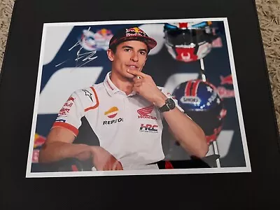 Motogp Signed Marc Marquez 10X 8  High Quality Glossy Photo Signed In Permanent • £59.99