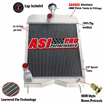 3 Row Aluminum Tractor Radiator Fit Massey Ferguson 35 135 148 2135 1660499M92  • $159