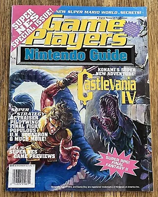 Game Players Magazine Nintendo Guide Vol 4 No 13 Castlevania Vintage 90s • $5