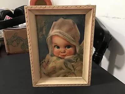 Maud Tousey Fangel 3 D Art Big Eye Baby Circa 1930-1940 • $13