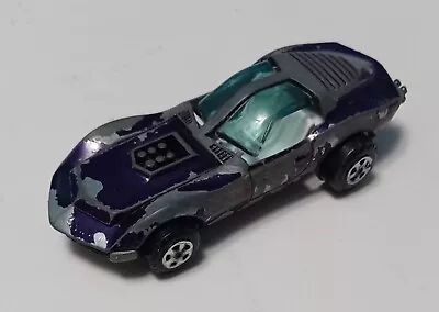 Vintage Topper Johnny Lightning Custom Mako Shark Purple White Interior • $8.99