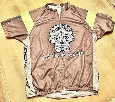 Las Cruces Cyclist Jersey Day Of The Dead Size XL • $22