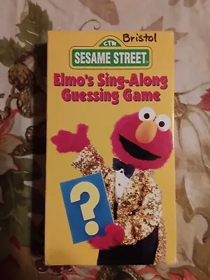 Sesame Street - Elmos Sing-Along Guessing Game (VHS 1996) • $6.90