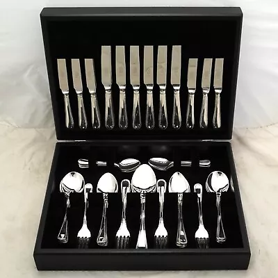 BEAD Design George Butler Sheffield Silver Service 58 Piece Canteen Of Cutlery • £229.95