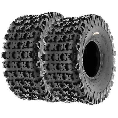 Pair Of 2 20x10-10 20x10x10 Quad ATV All Terrain AT 6 Ply Tires A027 By SunF • $109.98