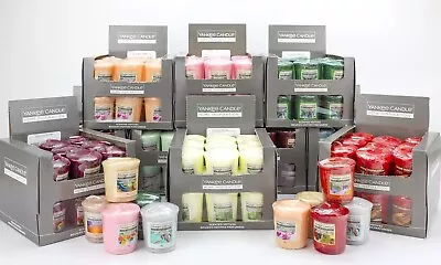 18 X YANKEE CANDLE VOTIVES 49g SET VARIOUS FRAGRANCE SCENTS 15 HOURS BURN TIME • £23.99