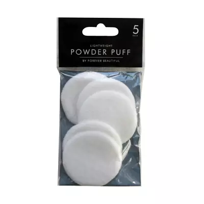 Pack Of 5 Cosmetic Powder Puff Face Makeup Sponges Beauty Makeup Applicator UK • £2.79