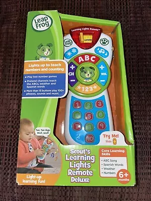 Leap Frog Scout's Learning Lights Remote Deluxe Green English & Spanish New • $11.99