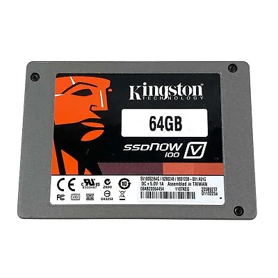 Kingston Svp100s2/64g Disc SSD 64gb 25   Desktop Computer Laptop [Reconditioned • £60.83