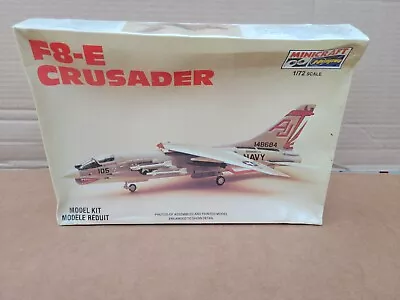 Minicraft F8-E Crusader Sealed 1979 Box 1/72 Model Kit 1146 • $20