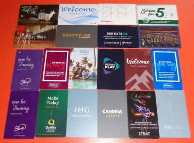 Hotel Room Key Card Lot Of 20 Marriot Hilton Esperanza • $7.99