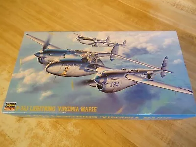Hasegawa 1/48 P-38J Lightning  Virginia Marie  Model Kit • $19.99