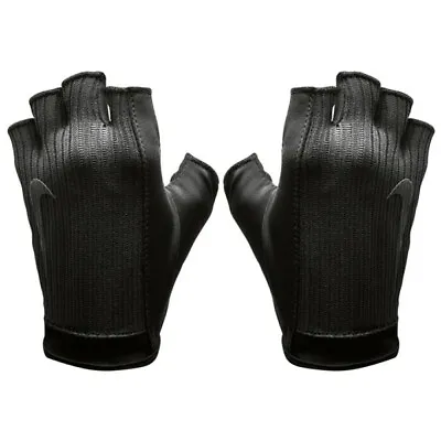 £18.99 • Buy Nike Women's Studio Grip Fitness Gloves 1 Pair Black Size Small Gym Present.