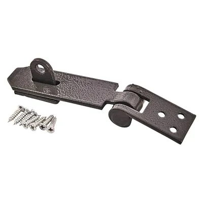 3.5 Inch Heavy Duty Security Hasp & Staple Clasp For Door And Locks Shed Garage • £6.75