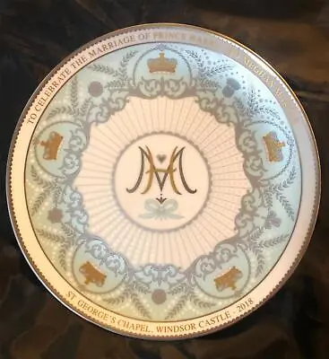 Prince Harry & Meghan Markle Royal Wedding Commemorative Plate William Edwards • $349