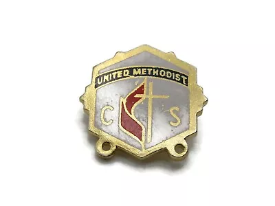 United Methodist C.S. Pin Gold Tone • $7.20