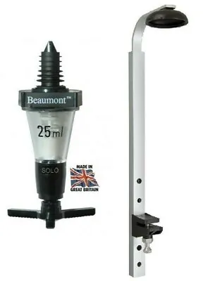£9.95 • Buy Optics Home Bar 25ml Beaumont Solo Spirit Dispenser & 1 Litre Wall Bracket