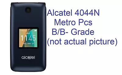 Alcatel Go Flip -4044N- Blue Metro PCS 4GB Flip Phone -B/B- Condition • $39.19