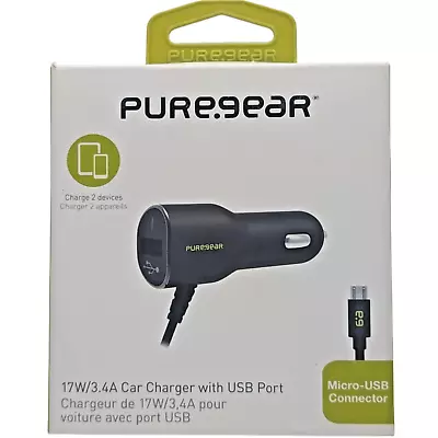 Micro USB Car Vehicle Charger With Extra USB Port For 2 Android Samsung Devices • $9.99