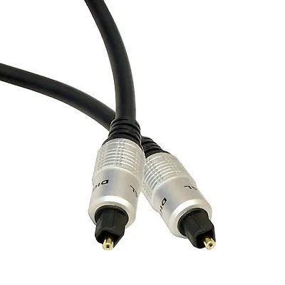 £12.49 • Buy QUALITY 6m Digital Optical Cable Lead Male To Plug SPDIF TOSlink Digital Audio