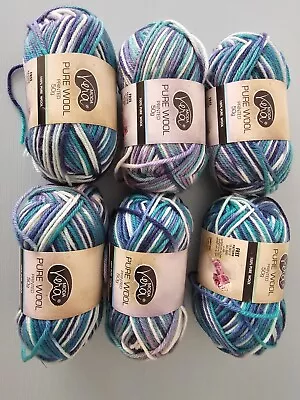 Vera Mode X6 Yarn Balls Pure Wool Spotlight • $24.95