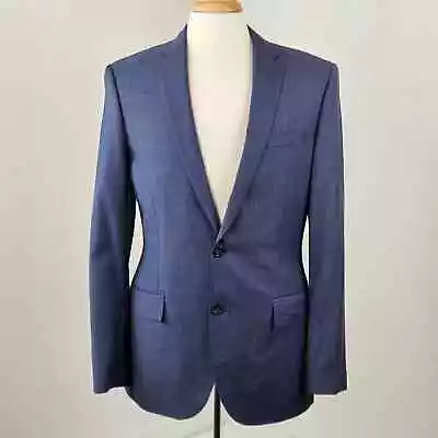 J.Crew Ludlow Wool Tollegno 1900 Navy Blue Blazer Suit Jacket | Men's 38 R • $65