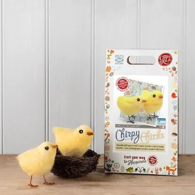 Easter Chicks Baby Hens Needle Felting Craft Kit - The Crafty Kit Company • £11.99