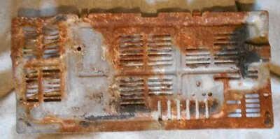 £16.95 • Buy Rusty Metal Piece Sheet Salvage Scrap Perforated 59x27cm Art Craft Hobbies