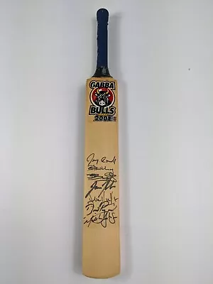 $45 • Buy Vintage 2001 Gabba Bulls QLD Signed Mini Cricket Bat