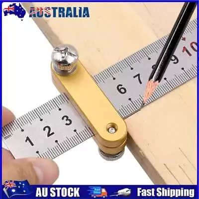 AU Steel Ruler Positioning Block Line Marking Gauge Woodworking Carpentry Scribe • $8.58