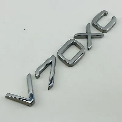 2001-2007 Volvo V70XC Emblem Letters Logo Badge Trunk Gate Hatch Rear Chrome D32 • $12.50