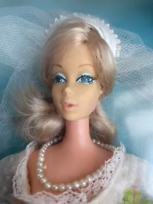 1976 Rare VHTF Vintage Beautiful Bride Barbie TNT  Waist NIB Mattel  No. 9599 • $600