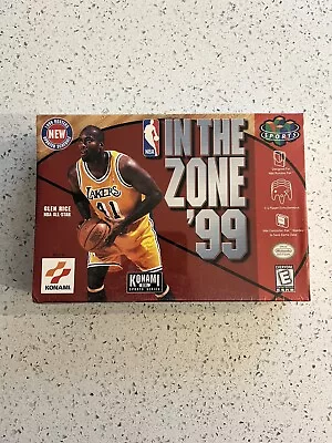 NBA In The Zone 99 Nintendo 64 NEW SEALED N64 Collectors Condition US NTSC • £159.95