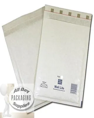 100 Small 4 X 6  A000 Mail Lite Bubble Envelopes Padded Mailing Bags White • £15.28