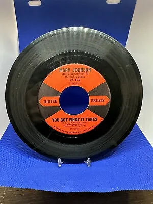 Marv Johnson 45rpm Vinyl United Records YOU GOT WHAT IT TAKES DON'T LEAVE ME Wow • $8