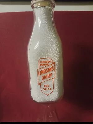 Milk Bottle Maine Quart • $19.99