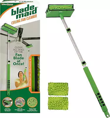 Blade Maid Ceiling Fan Cleaner And Duster With Microfiber PadsExtends Up To 36  • $22.34