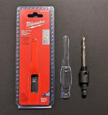 Milwaukee 49-56-7010 3/8  Shank Small Hole Saw Arbor - New (Open Box) • $9.99