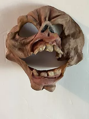 RARE 1990s VINTAGE RUBBER/LATEX FREAKY/BIZARRE/GHOULISH/HALLOWEEN MASK AS FOUND • $25