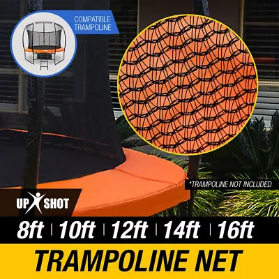 REPLACEMENT TRAMPOLINE INSIDE SAFETY NET ROUND ENCLOSURE 8ft 10ft 12ft 14ft 16ft • $48