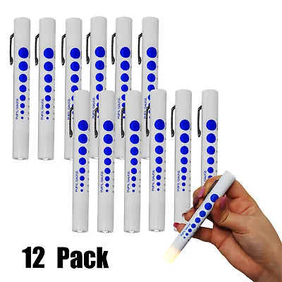 £13.69 • Buy 12 Pack Qualicare First Aid LED Nurse Doctor Medical Pupil Gauge Pen Torch Light