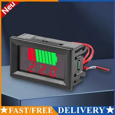 Car Battery Charge Level Indicator Volt Gauge Meter LED Display Battery Monitor • £4.07