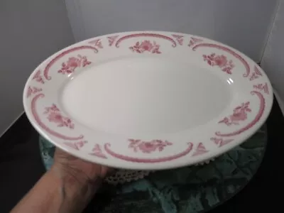 Vintage Homer Laughlin American Rose Bone China USA X 11 Platter 11 3/4  • $20