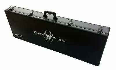 Trophy Angler 36  Black Widow Hard Sided Rod Combo Case Fits 4-6 Combos Ice Fish • $119.95