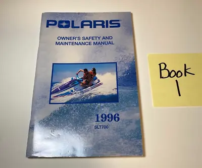 1996 POLARIS SL700 OWNER'S MAINTENANCE MANUAL Book 9913562  Jet Ski OEM C1-1 • $9.99