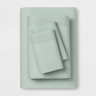 Twin/Twin XL Easy Care Solid Sheet Set Mint - Room Essentials • $22.97