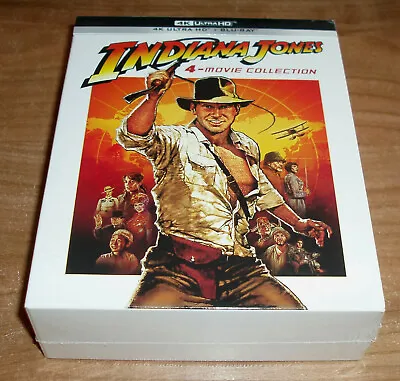 $273.09 • Buy Indiana Jones Collection 4K UHD + Blu-Ray 9 Discs New Spanish (Sleeveless Open)